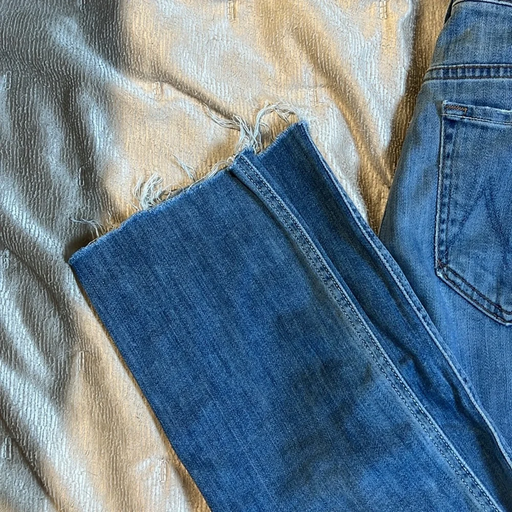 Mother denim -high waisted rascal ankle fray - Picture 5 of 12